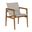 Coast Teak Arm Chair In Natural Teak
