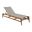 Coast Teak Chaise In Natural Teak