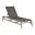 Coast Teak Chaise In Oyster Teak and Heather Gray