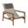Coast Teak Easy Chair In Natural Teak