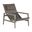 Coast Teak Easy Chair In Oyster Teak and Heather Gray