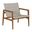 Coast Teak Lounge Chair In Natural Teak