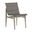 Coast Teak Side Chair In Oyster Teak and Heather Gray