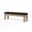 Coastal Teak Dining Bench in Spectrum Carbon
