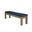 Coastal Teak Dining Bench in Spectrum Indigo