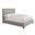 Cody Cork Natural Queen Upholstered Panel Bed