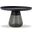Coffee Table Duverre Matte Black Pc Aluminum/Smoke Grey Glass Base