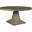 Cohesion Program Chronicle Round Dining Table In Bianco