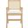 Colette Rattan Arm Chair In Natural