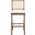 Colette Rattan Barstool In Walnut And Natural