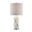 Coliseo Table Lamp In White Marble