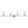 Collier 4 Light Chrome And Clear Glass Wall Sconce