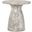 Collins 16 Inch Outdoor Accent Table In Light Gray