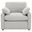 Collins Upholstered Power Recliner Chair In Grey
