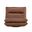 Colson Swivel Armless Chair In Cognac