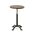 Colton Adjustable Vintage Table In Chestnut Top and Industrial Base