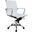 Comfy Low Back White Office Chair