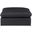Comfy Vegan Leather Modular Ottoman In Black