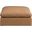 Comfy Vegan Leather Modular Ottoman In Cognac