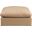 Comfy Vegan Leather Modular Ottoman In Tan