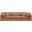 Comfy Vegan Leather 3 Seater Modular Sofa with Arm Support In Cognac