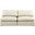 Comfy Vegan Leather 2 Seater Modular Sofa In Cream