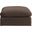 Comfy Velvet Modular Ottoman In Brown
