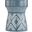 Commerce And Market Carved Stump Side Table In Blue
