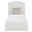 Commerce and Market Liv Twin Upholstered Bed In Beige