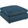 Commix Azure Down Filled Overstuffed Ottoman