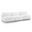 Commix Down Filled Overstuffed 3-Piece Armless Sectional Sofa In White