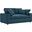 Commix Down Filled Overstuffed Loveseat In Azure