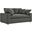 Commix Down Filled Overstuffed Loveseat In Gray