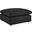 Commix Down Filled Overstuffed Ottoman In Black