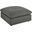 Commix Gray Down Filled Overstuffed Ottoman