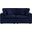 Commix Sunbrella Outdoor Patio Loveseat In Navy