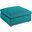 Commix Teal Down Filled Overstuffed Ottoman EEI-3318-TEA