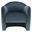 Compose Performance Velvet Accent Chair In Cadet Blue