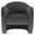 Compose Performance Velvet Accent Chair In Storm Gray