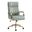 Conan Leather Ergonomic Executive Office Chair In Sage