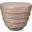 Concentric Fiber Glass Side Table In Cement Rustic