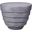 Concentric Fiber Glass Side Table In Grey