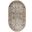 Concerto 3' x 5' Oval Indoor Rug In Ivory Grey