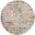 Concerto 4' x 4' Round Modern Indoor Rug In Beige Grey