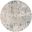 Concerto 4' x 4' Round Indoor Rug In Ivory Grey Blue