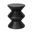 Concrete Inverted Side Table In Black