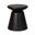 Concrete Mineral Side Table In Black