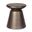 Concrete Mineral Side Table In Bronze