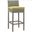 Conduit Light Gray Peridot Outdoor Patio Wicker Rattan Bar Stool