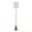 Cone 64 Inch Metal Floor Lamp In Gold and White